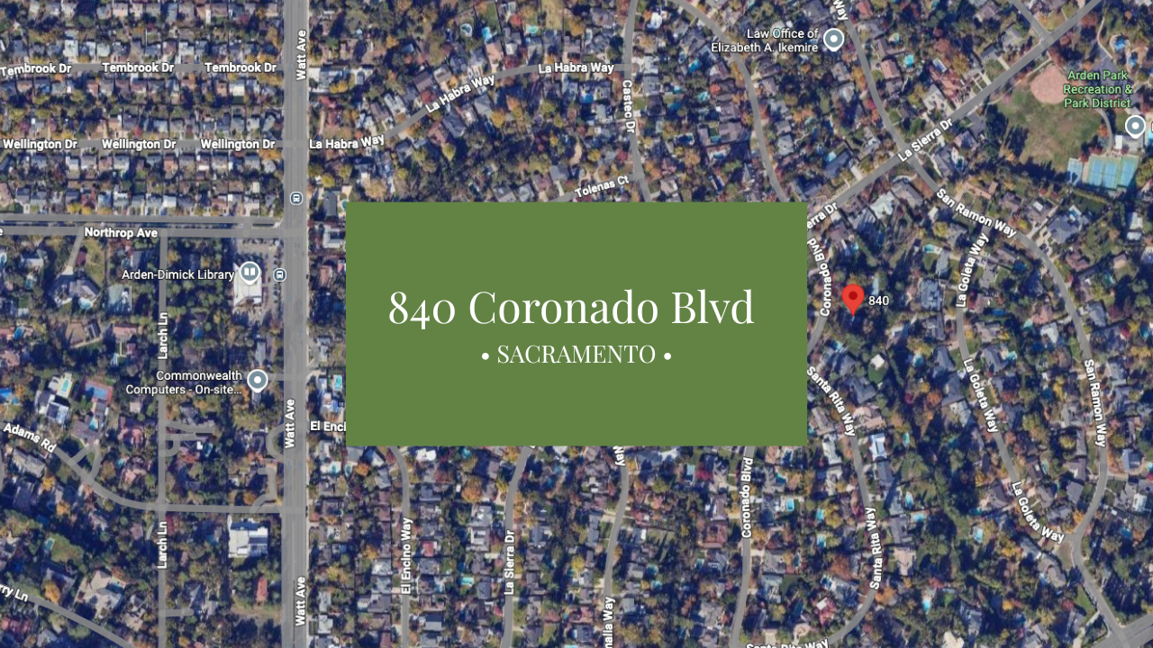 Sold: 840 Coronado Boulevard, Sacramento | $995,000